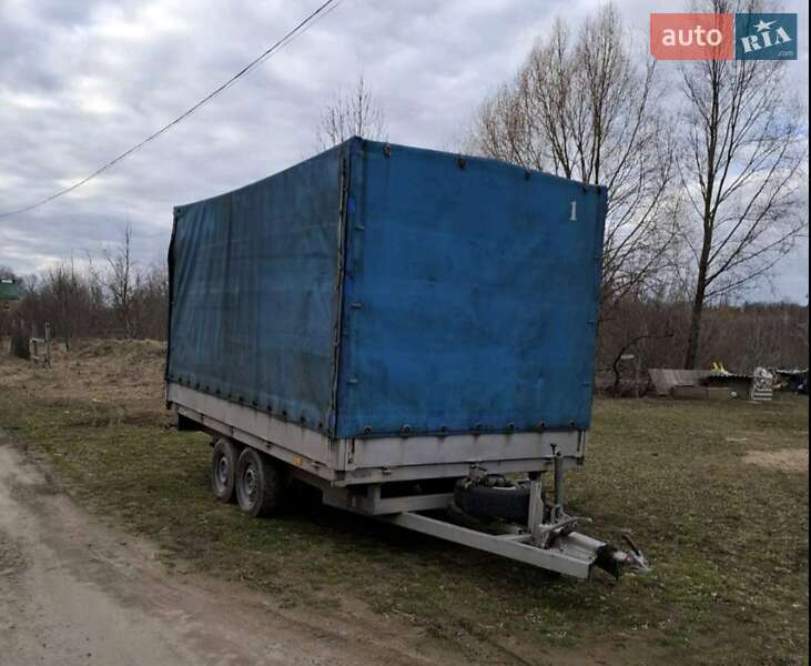 Тентованный борт (штора) - прицеп ПР П 2000 в Литине