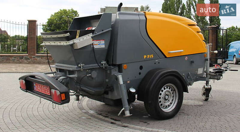 Бетононасос Putzmeister P 715 2019 в Стрию