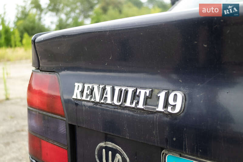 Седан Renault 19 1991 в Львове фото 10 Седан Renault 19 1991 в Львове