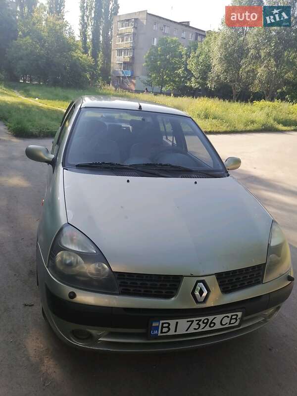 Седан Renault Clio Symbol 2002 в Полтаві