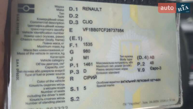 Хетчбек Renault Clio 2003 в Чернівцях