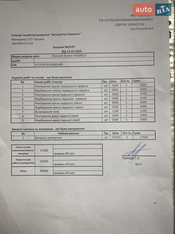 Внедорожник / Кроссовер Renault Duster 2011 в Славутиче фото 2 Внедорожник / Кроссовер Renault Duster 2011 в Славутиче