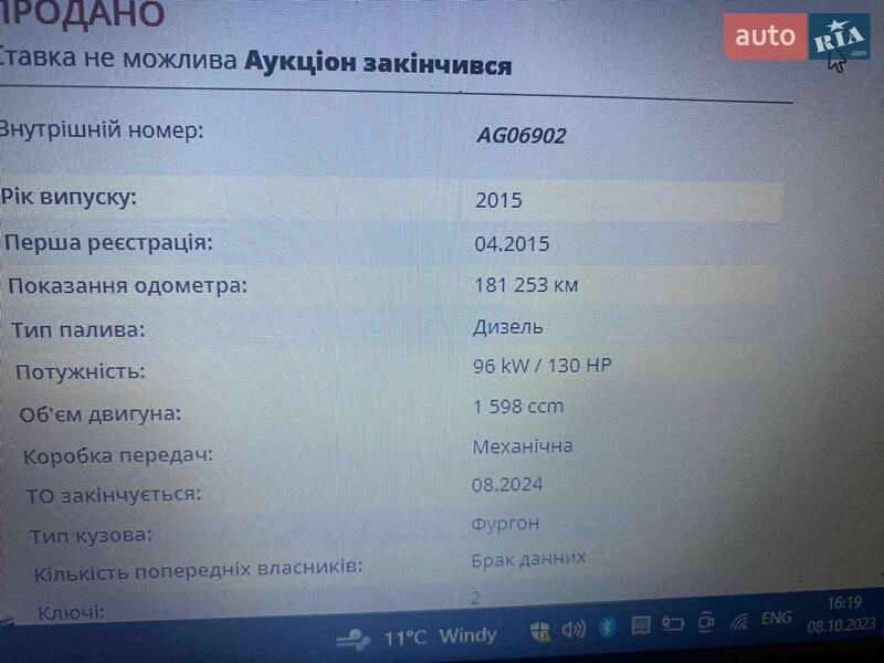 Минивэн Renault Grand Scenic 2015 в Ковеле