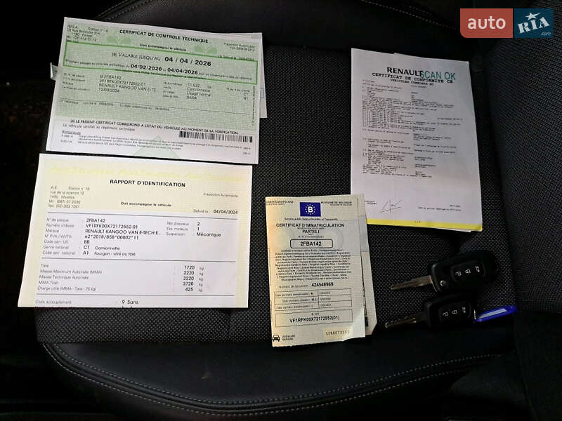 Вантажний фургон Renault Kangoo 2024 в Києві