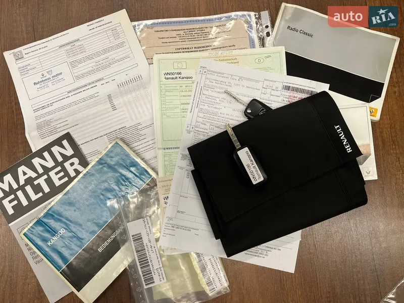 Минивэн Renault Kangoo 2016 в Житомире документ