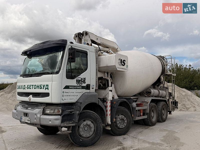 Бетономешалка (Миксер) Renault Kerax 2007 в Ровно