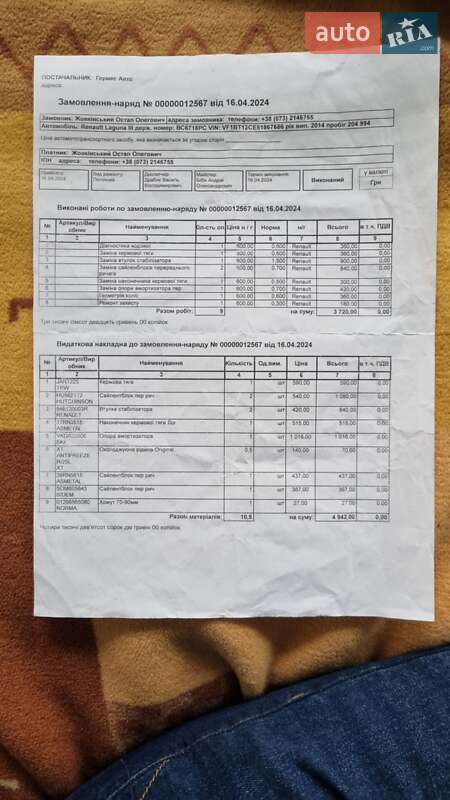 Ліфтбек Renault Laguna 2014 в Львові