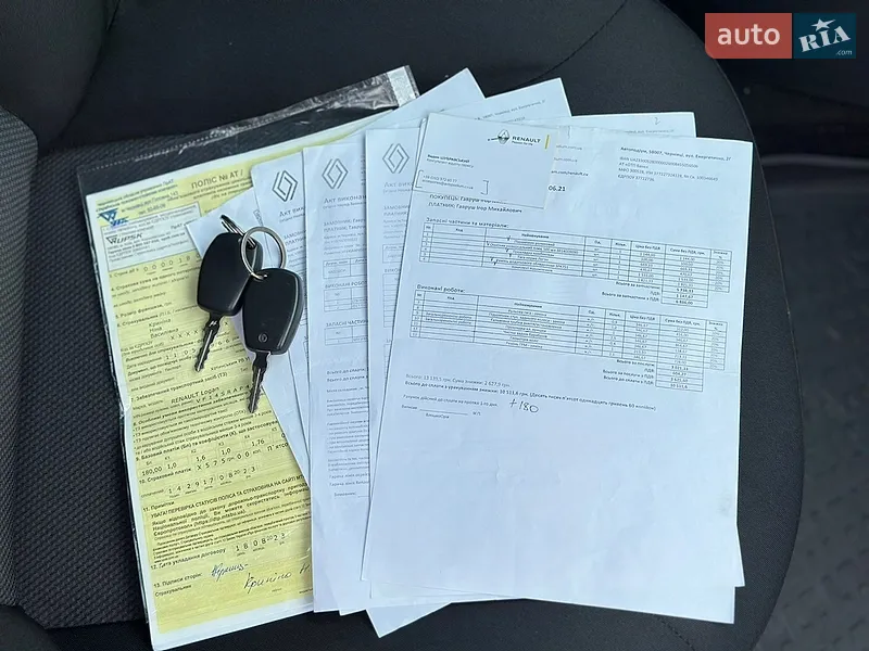 Седан Renault Logan 2014 в Черновцах документ