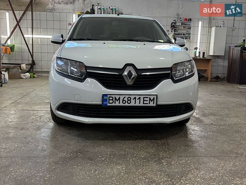 2013 Renault Logan, VIN VF14SRAW449211161:plate — фото 1 (autoria)