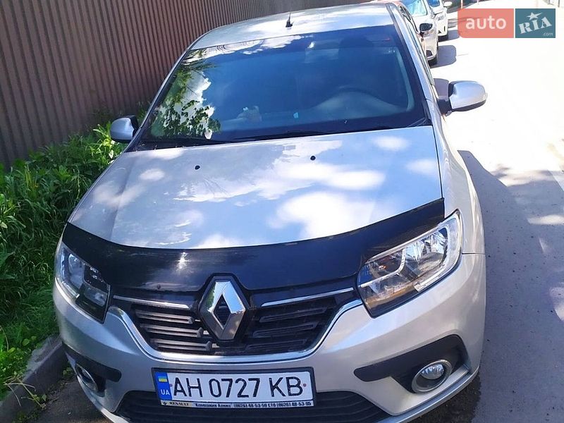 2017 Renault Logan, VIN VF14SRCL457455534:plate — фото 1 (autoria)