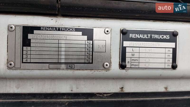 Тягач Renault Magnum 2007 в Белой Церкви фото 10 Тягач Renault Magnum 2007 в Белой Церкви