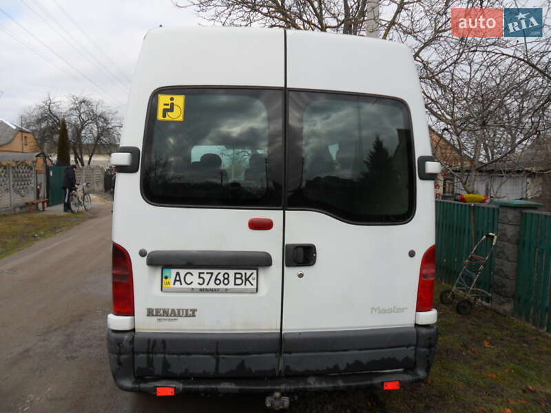 Микроавтобус Renault Master 1998 в Нововолынске