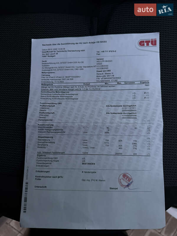 Вантажний фургон Renault Master 2022 в Києві