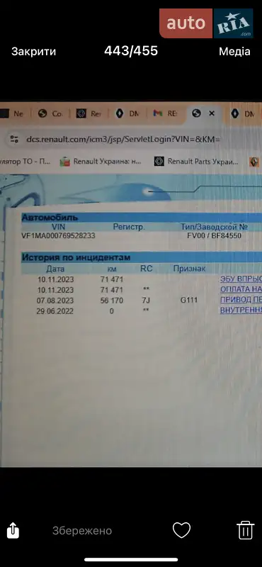 Вантажний фургон Renault Master 2022 в Львові документ 3 фото Вантажний фургон Renault Master 2022 в Львові документ