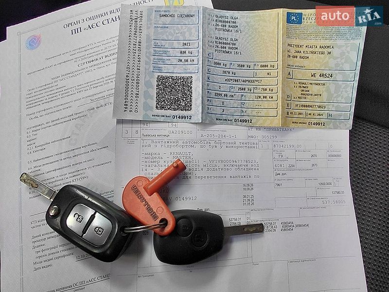 Тентованый Renault Master 2021 в Ковеле