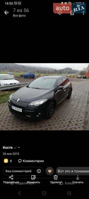 Хэтчбек Renault Megane 2011 в Черновцах фото 14 Хэтчбек Renault Megane 2011 в Черновцах