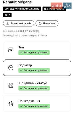 Универсал Renault Megane 2017 в 