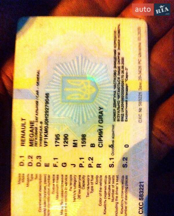 Универсал Renault Megane 2003 в Теплодаре