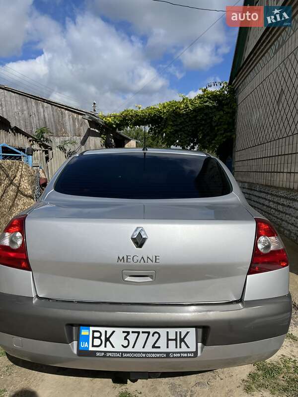 Седан Renault Megane 2005 в Острозі фото 4 Седан Renault Megane 2005 в Острозі