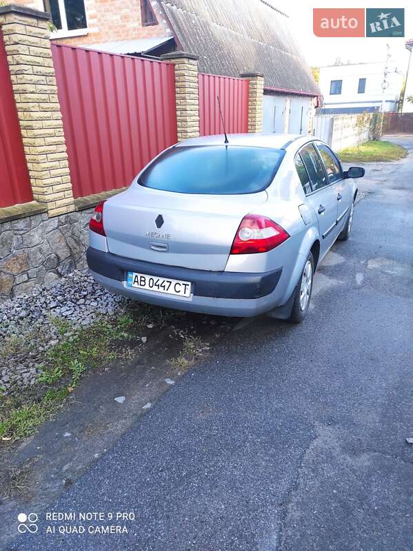 Седан Renault Megane 2005 в Вінниці фото 3 Седан Renault Megane 2005 в Вінниці