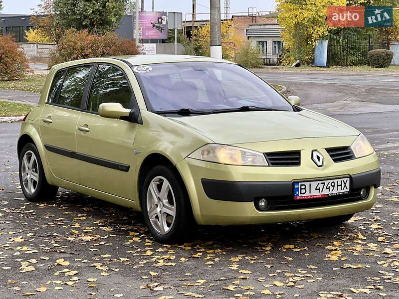 Хетчбек Renault Megane 2003 в Горішніх Плавнях фото 7 Хетчбек Renault Megane 2003 в Горішніх Плавнях
