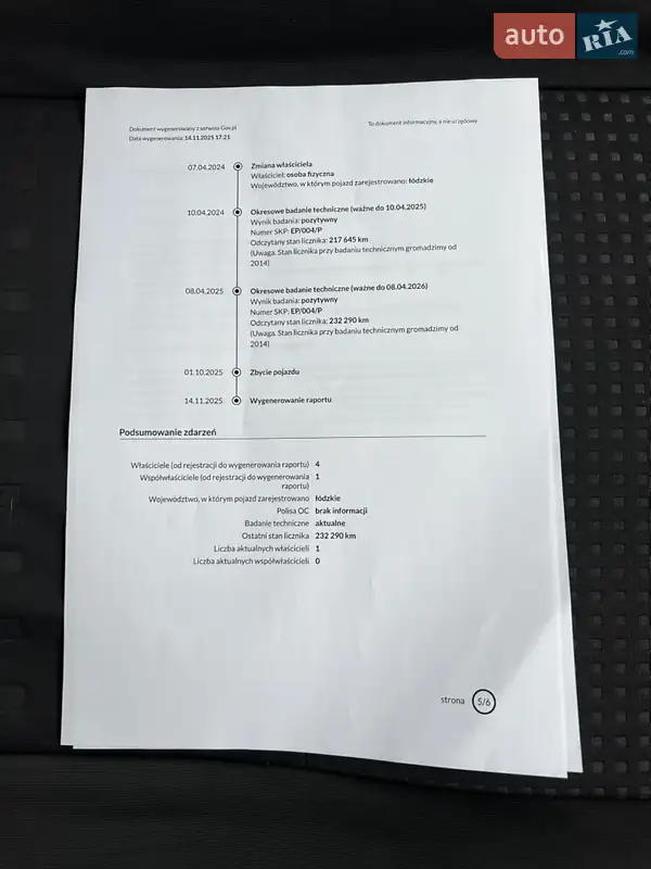 Універсал Renault Megane 2006 в Вінниці документ