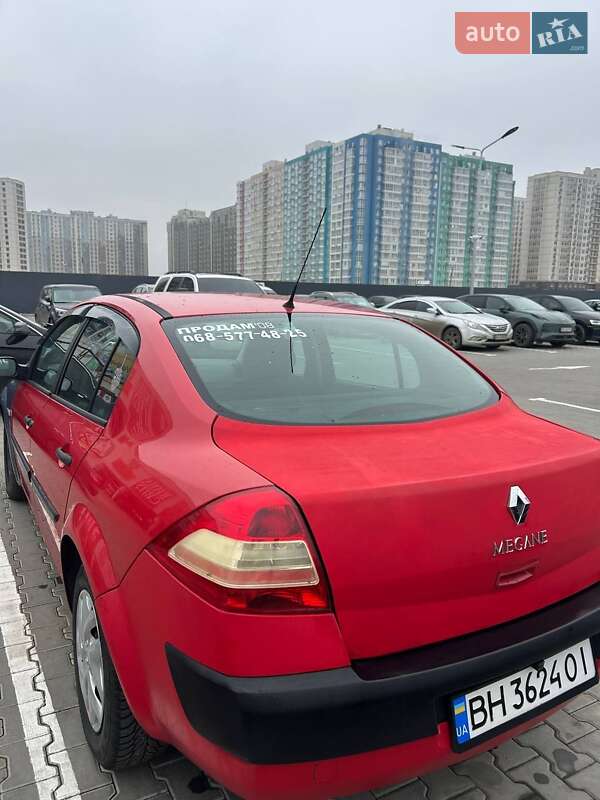 Седан Renault Megane 2008 в Одессе