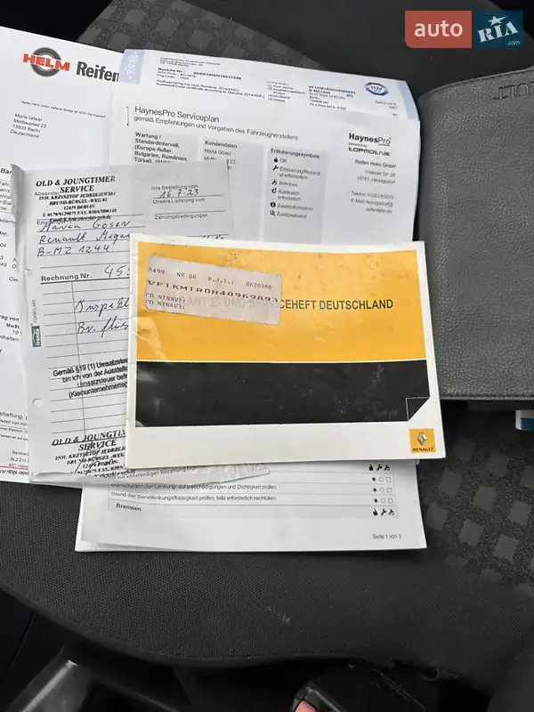 Універсал Renault Megane 2009 в Збаражі документ 2 фото Універсал Renault Megane 2009 в Збаражі документ