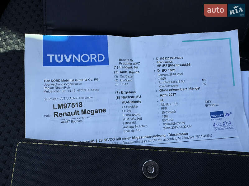 Универсал Renault Megane 2020 в Хмельницком