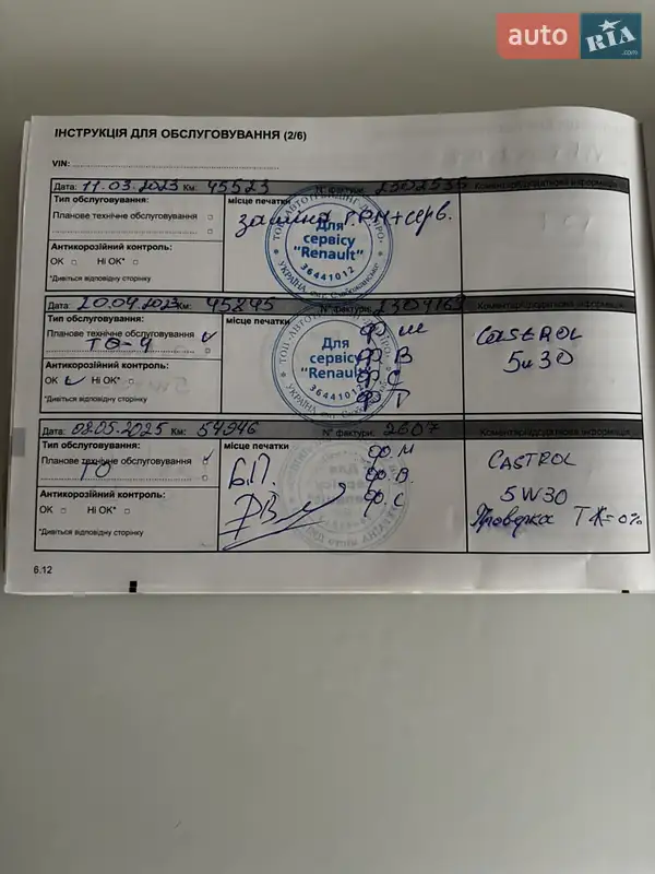 Хетчбек Renault Megane 2017 в Дніпрі документ 3 фото Хетчбек Renault Megane 2017 в Дніпрі документ