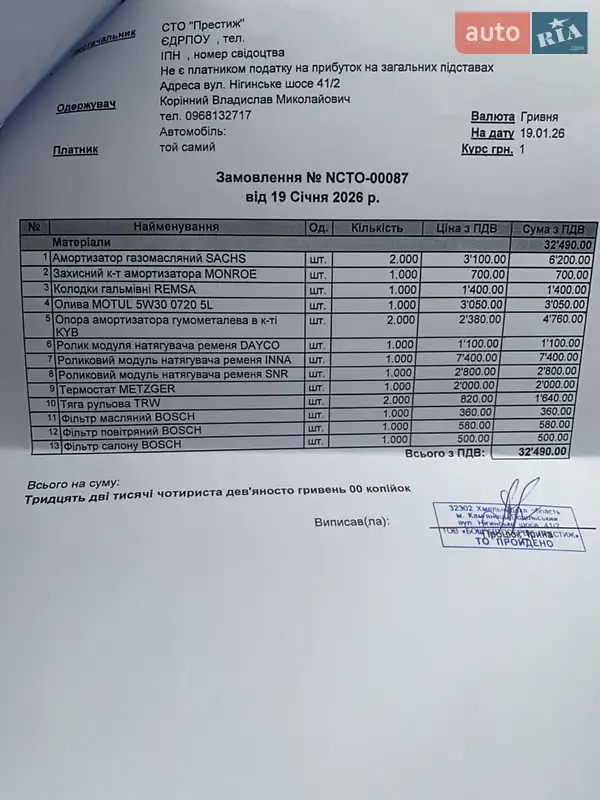 Универсал Renault Megane 2012 в Черкассах документ