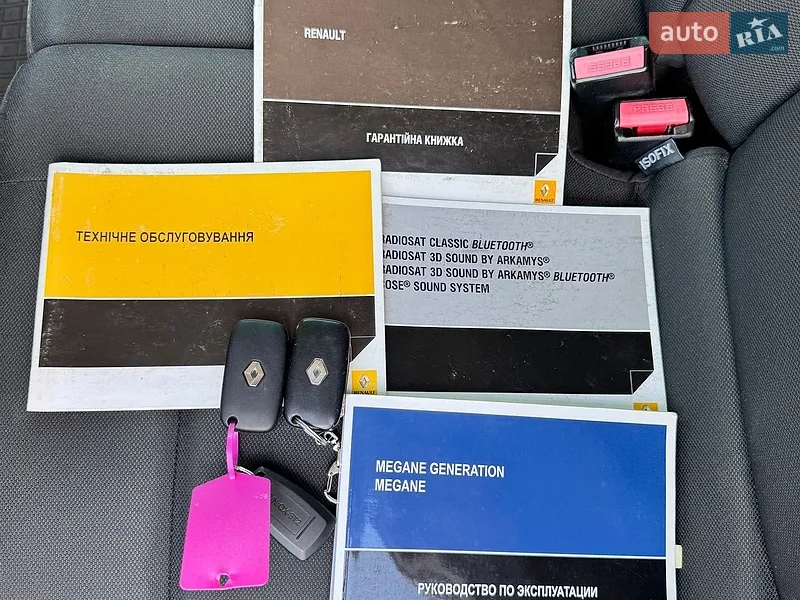 Хэтчбек Renault Megane 2011 в Киеве документ