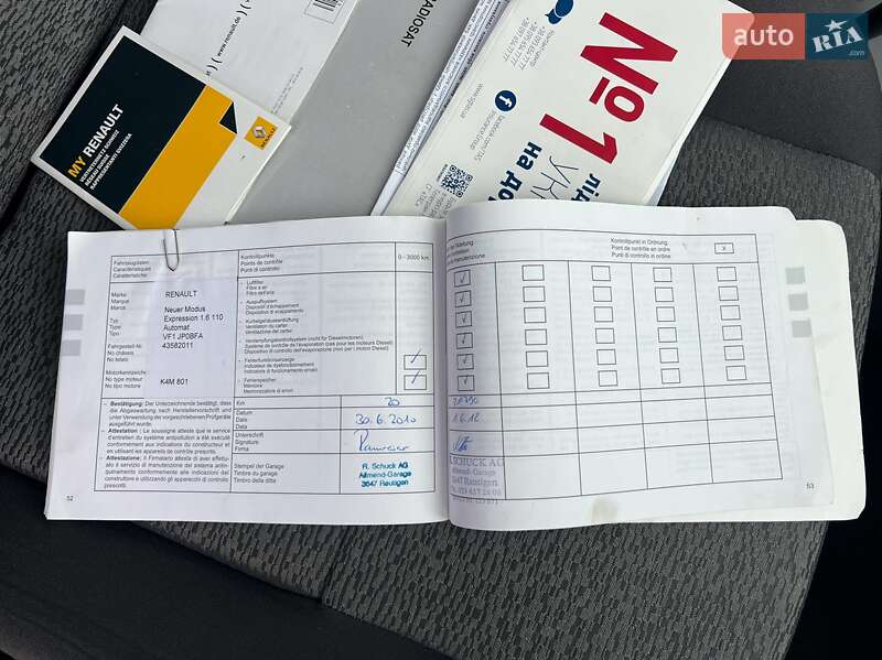 Хэтчбек Renault Modus 2010 в Житомире