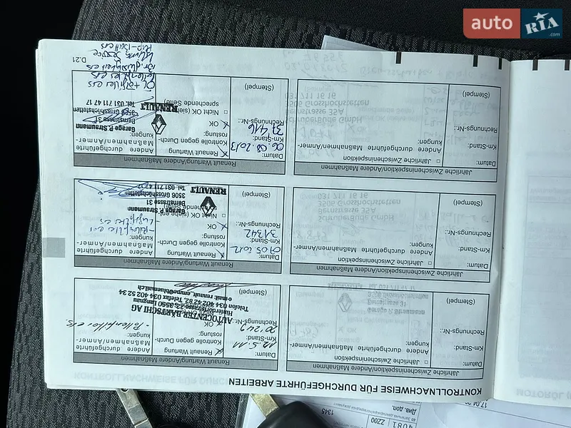 Хэтчбек Renault Modus 2009 в Луцке документ