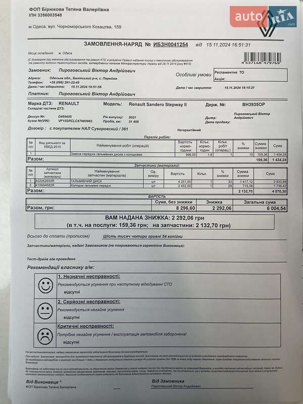 Хэтчбек Renault Sandero StepWay 2021 в Одессе