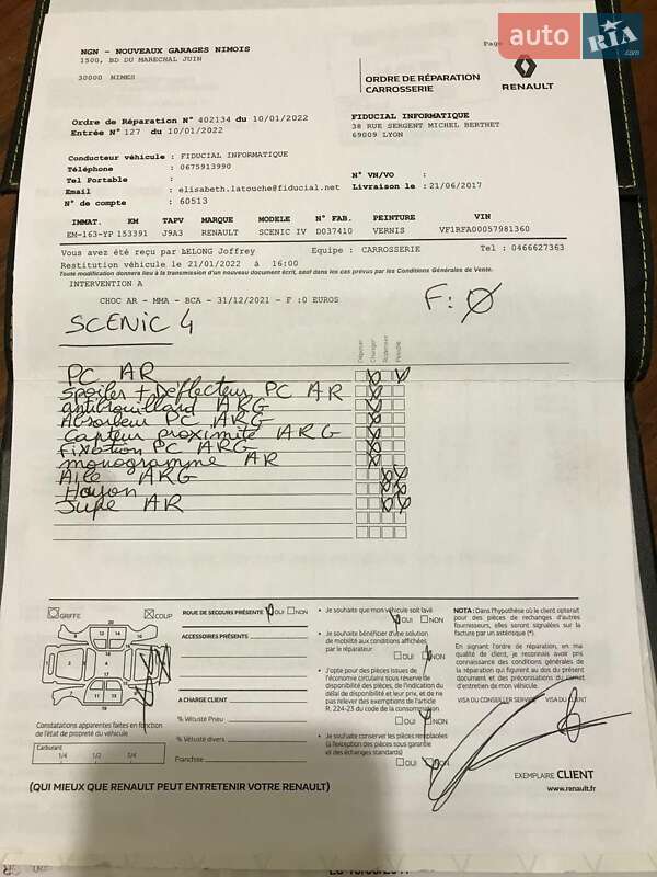 Мінівен Renault Scenic 2017 в Білій Церкві