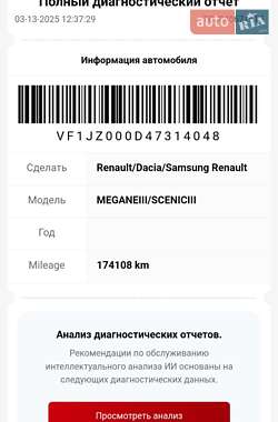 Минивэн Renault Scenic 2012 в 