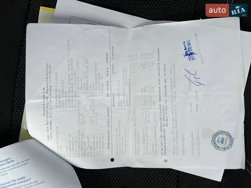 Минивэн Renault Scenic 2004 в Виннице документ 9 фото Минивэн Renault Scenic 2004 в Виннице документ