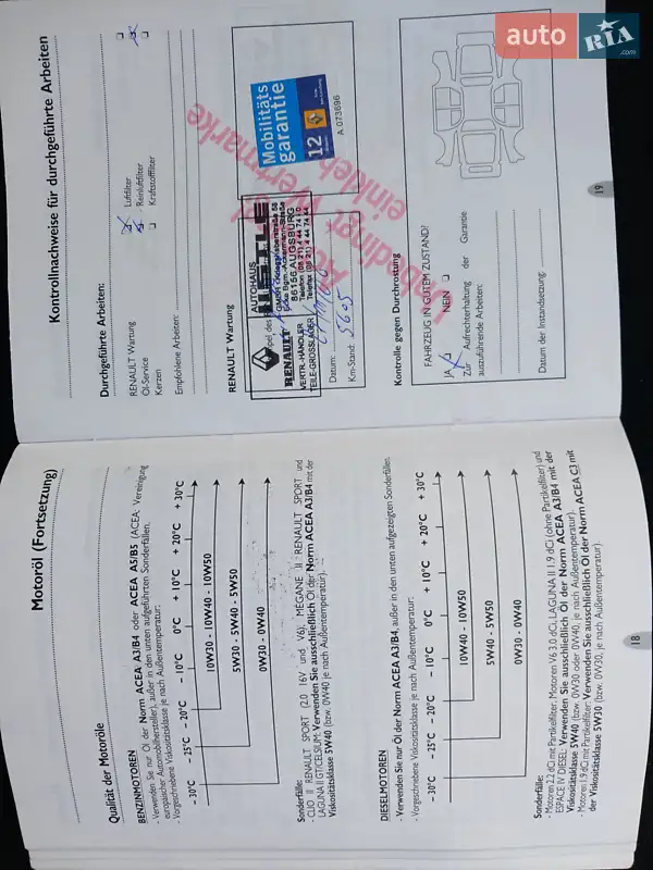 Минивэн Renault Scenic 2005 в Виннице документ 7 фото Минивэн Renault Scenic 2005 в Виннице документ