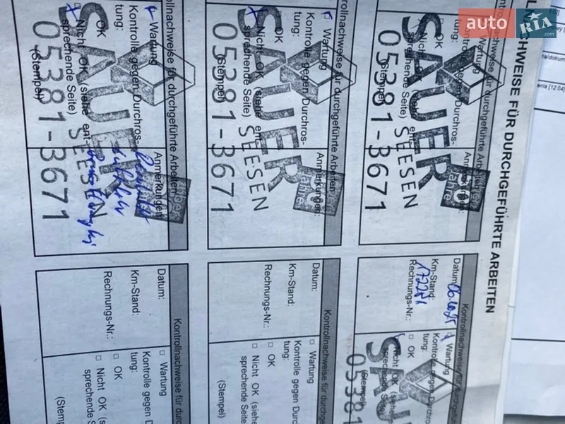 Минивэн Renault Scenic 2008 в Любомле документ