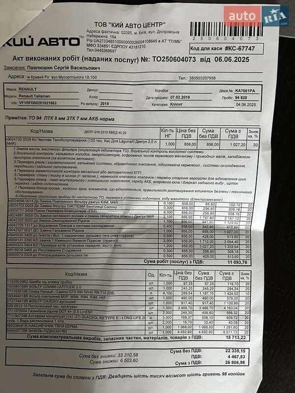 Седан Renault Talisman 2019 в Киеве фото 8 Седан Renault Talisman 2019 в Киеве