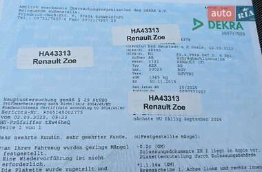 Хэтчбек Renault Zoe 2015 в 
