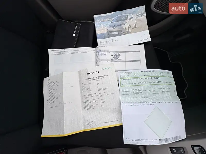Хэтчбек Renault Zoe 2017 в Виннице документ