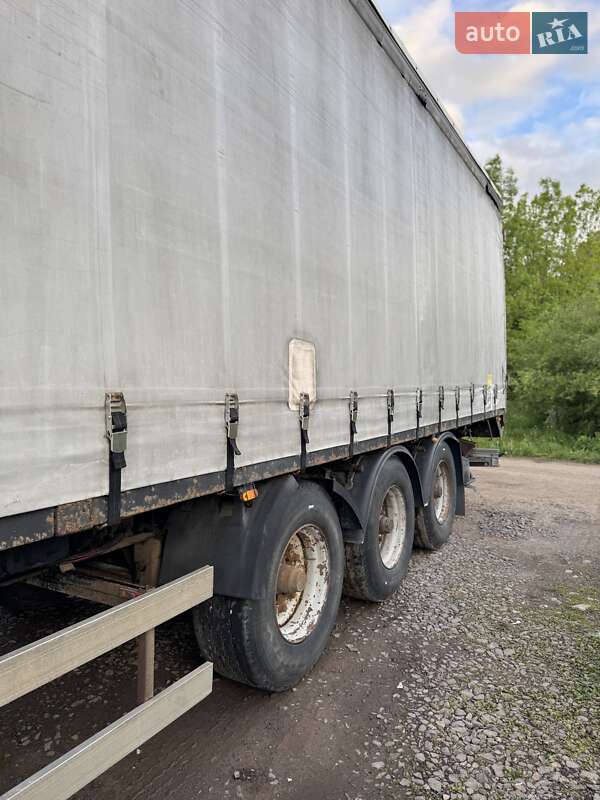 Тентованный борт (штора) - полуприцеп Renders NBPG 1996 в Жидачове