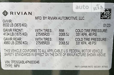Внедорожник / Кроссовер Rivian R1S 2023 в 
