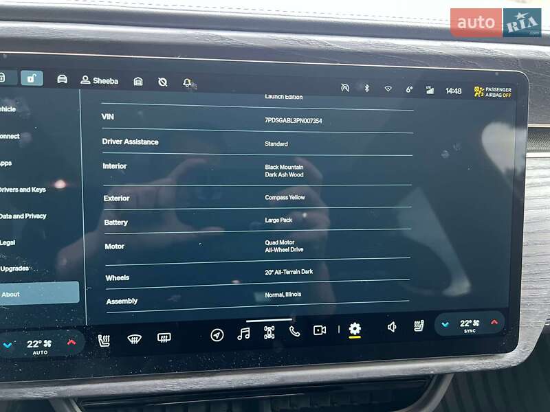 Внедорожник / Кроссовер Rivian R1S 2023 в Киеве