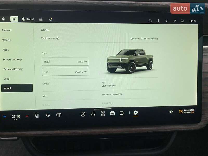 Пикап Rivian R1T 2022 в Киеве фото 21 Пикап Rivian R1T 2022 в Киеве