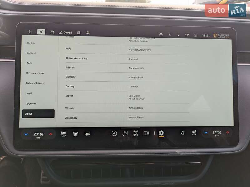 Пикап Rivian R1T 2023 в Луцке