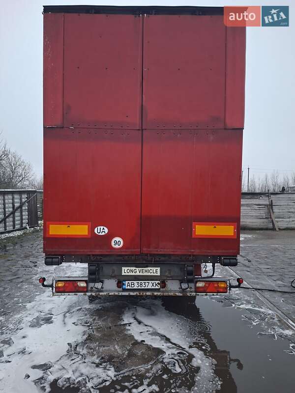 Тентованный борт (штора) - прицеп Samro 2EC19 2005 в Березному