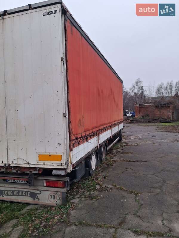 Тентованный борт (штора) - прицеп Samro RE 1999 в Лубнах